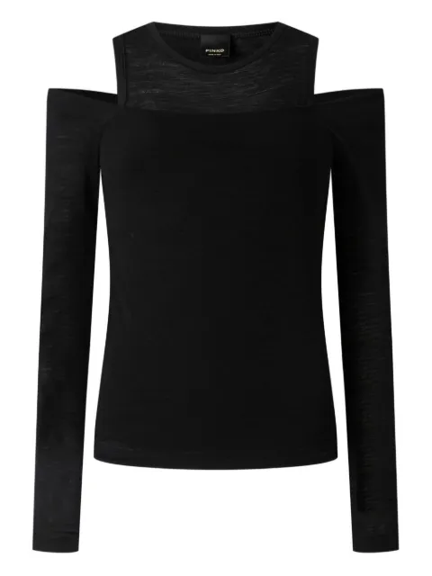 PINKO Guadalupe cold-shoulder sweater