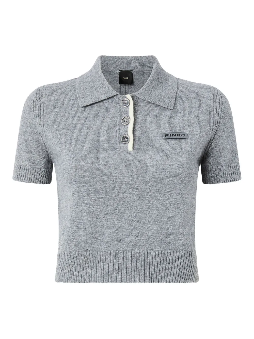 PINKO Polotop met korte mouwen Grijs