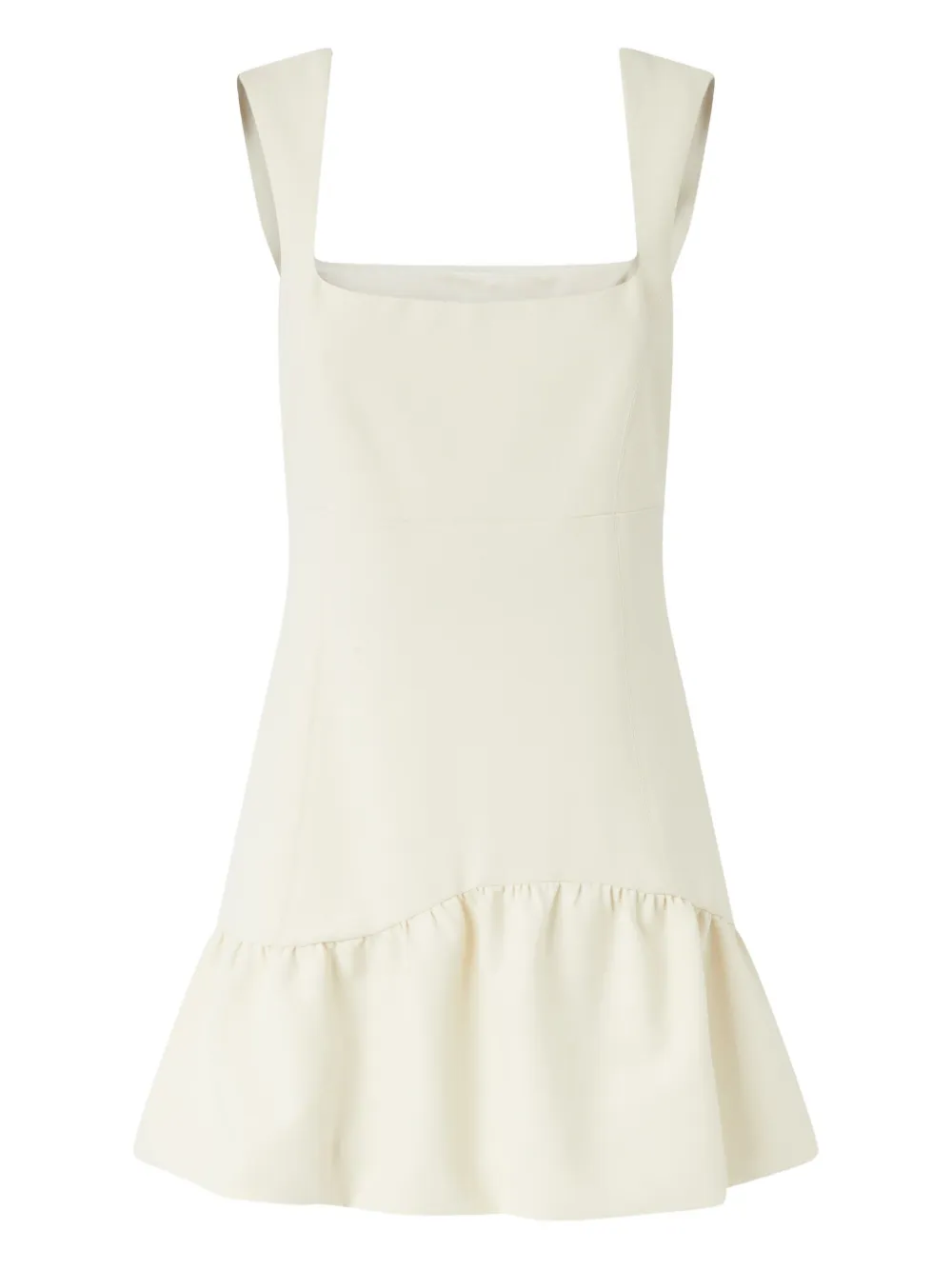 PINKO ruffle-hem mini dress | White | Image 1