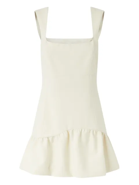 PINKO ruffle-hem mini dress