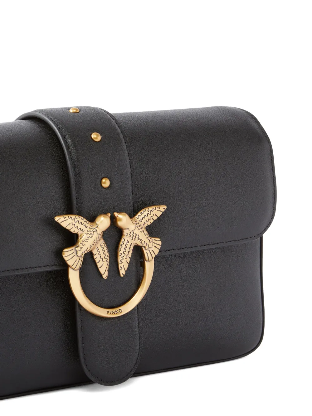 PINKO Love Birds crossbodytas Zwart