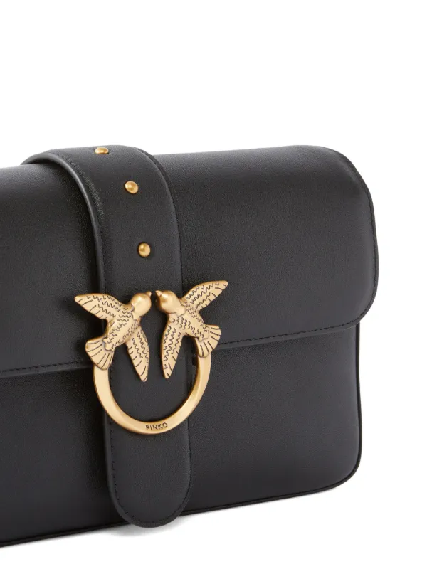 Leather Bag Pinko Love Bag Simply Nera Pinko Love Birds Crossbody