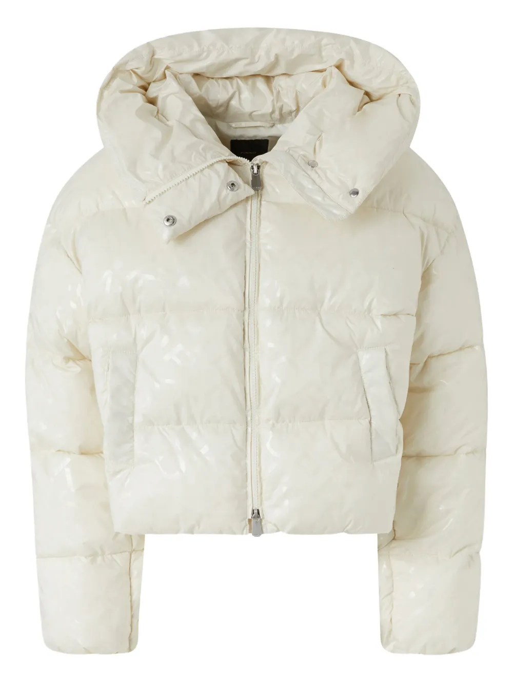 PINKO hooded puffer jacket Wit