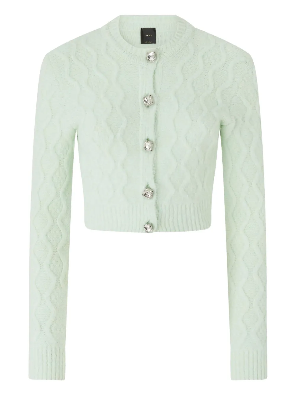 Pinko Dixie Girl Buttoned Cardigan In Green