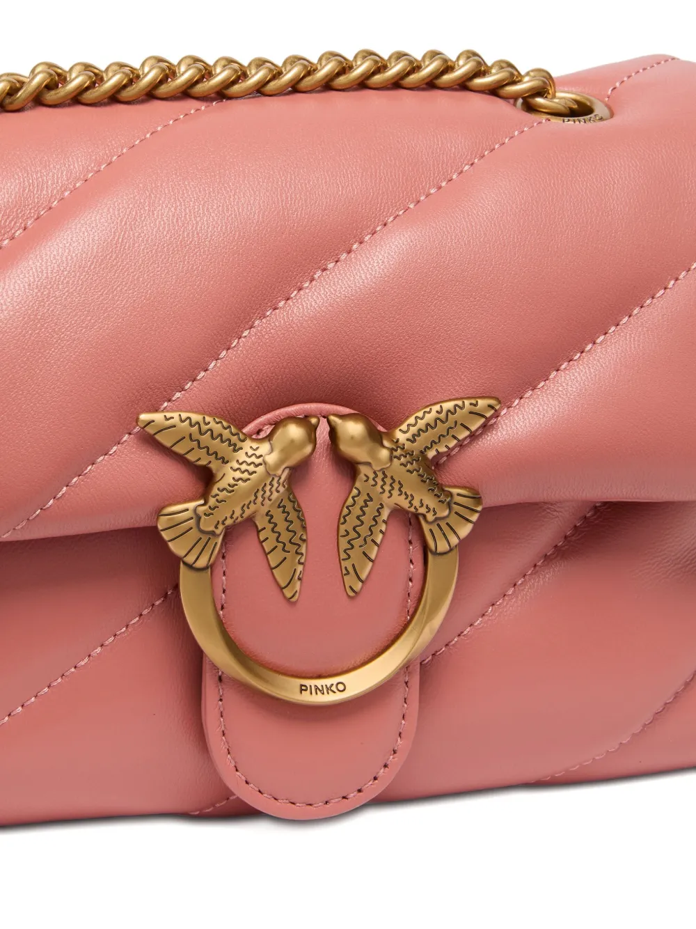 PINKO Love Puff mini bag Beige