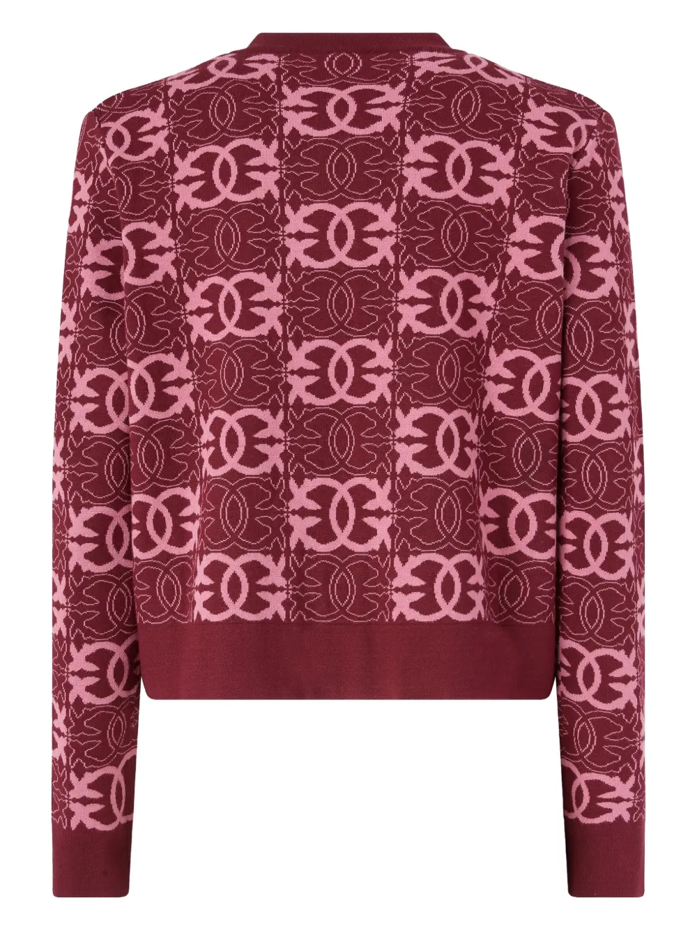 PINKO Vest met logo-patroon Rood