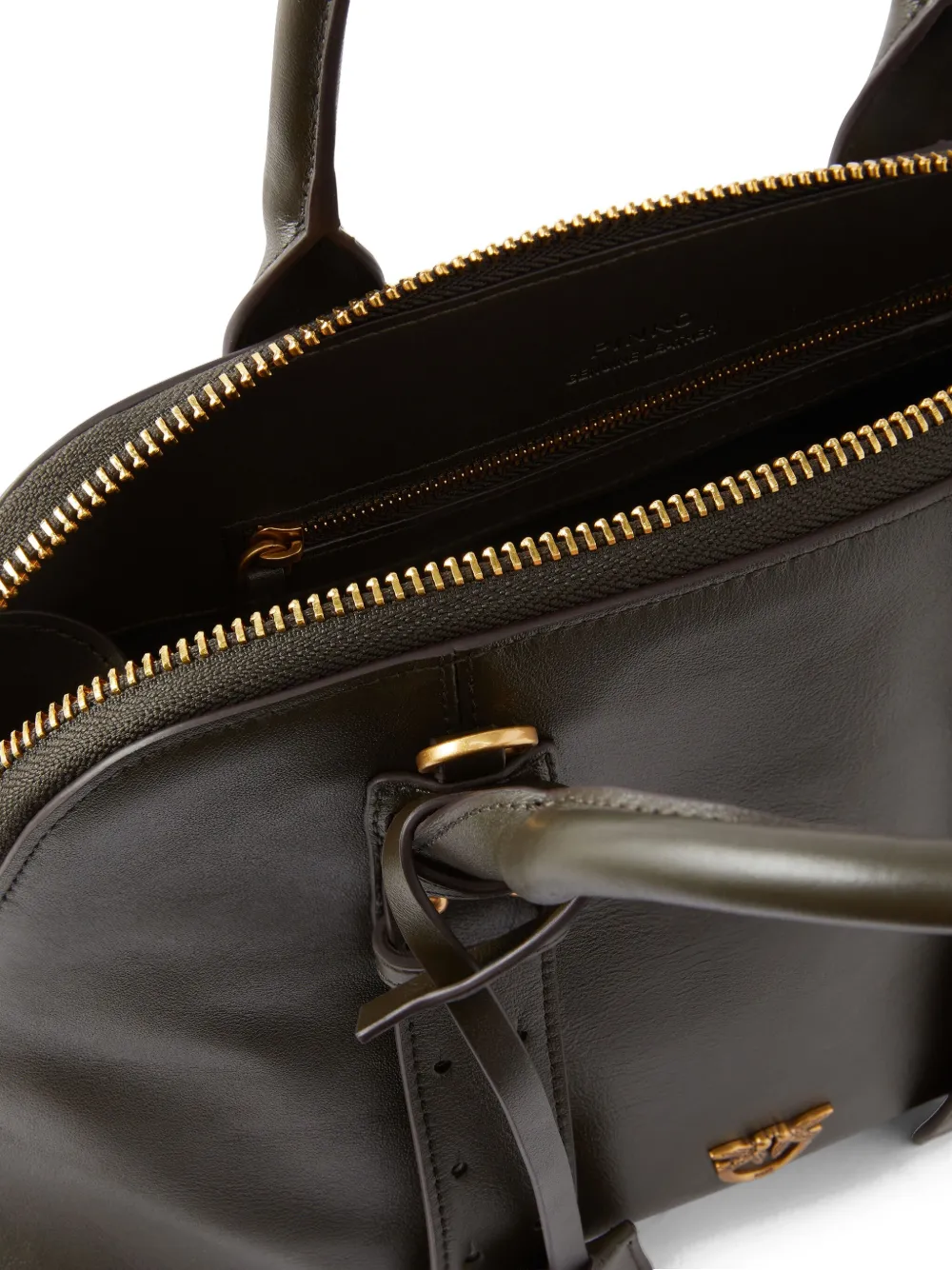 PINKO Love shopper met plakkaat Groen