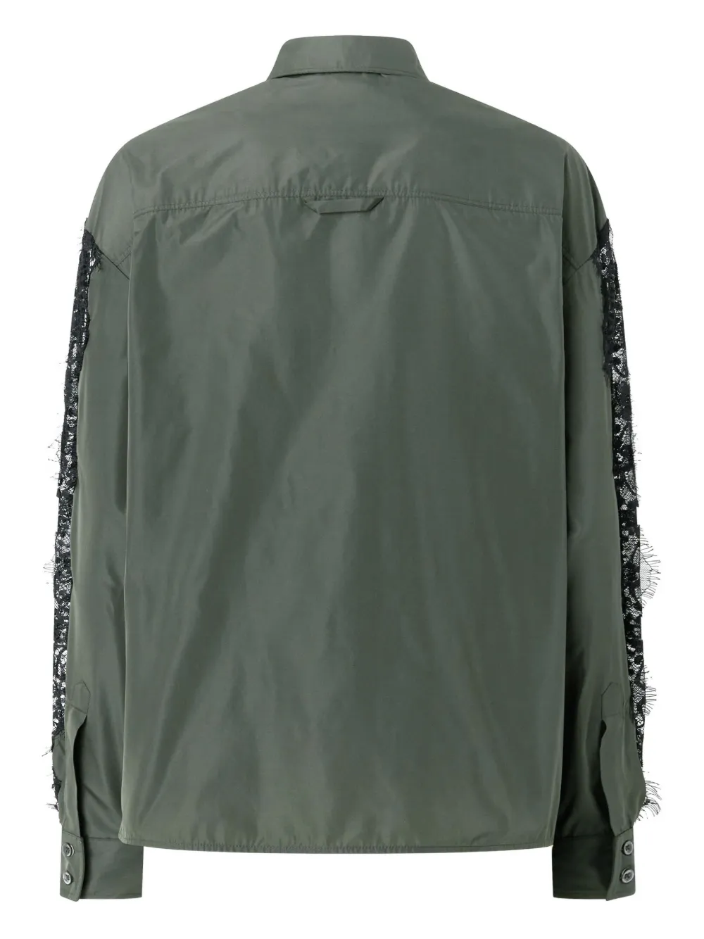 PINKO Blouse met kanten mouwen - Groen
