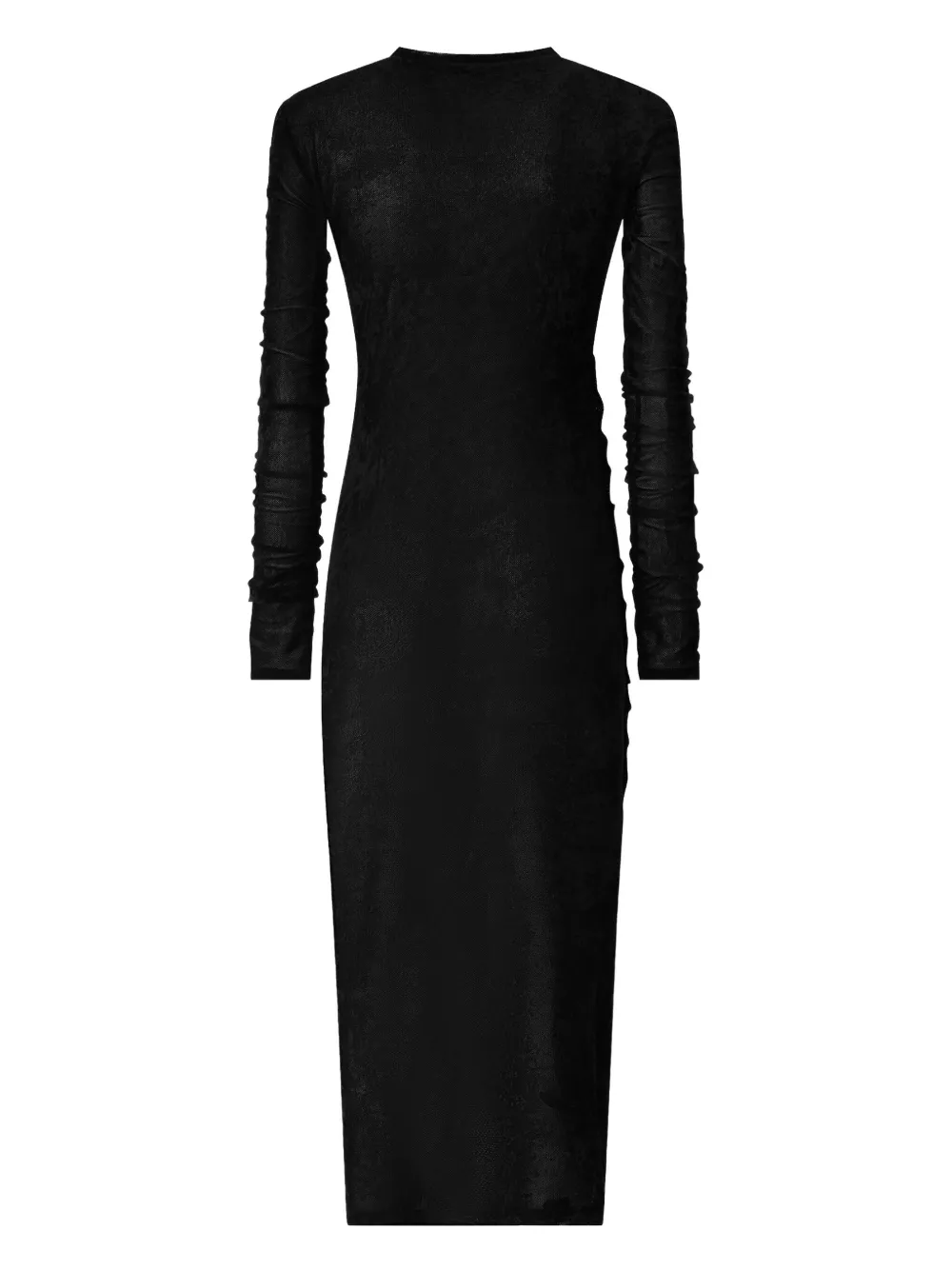PINKO long-sleeve midi dress Zwart