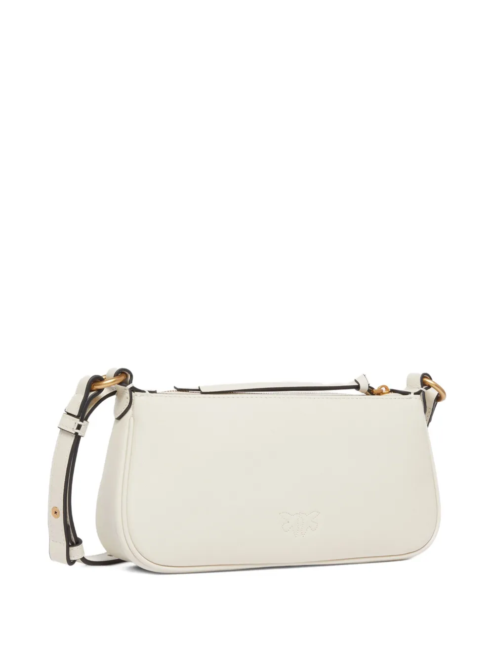 PINKO Leren crossbodytas Wit
