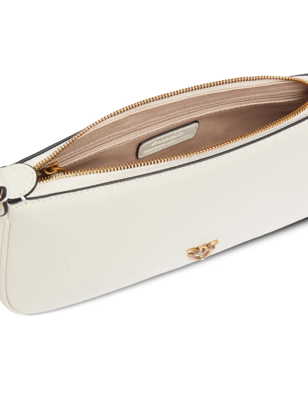 PINKO Leren crossbodytas Wit