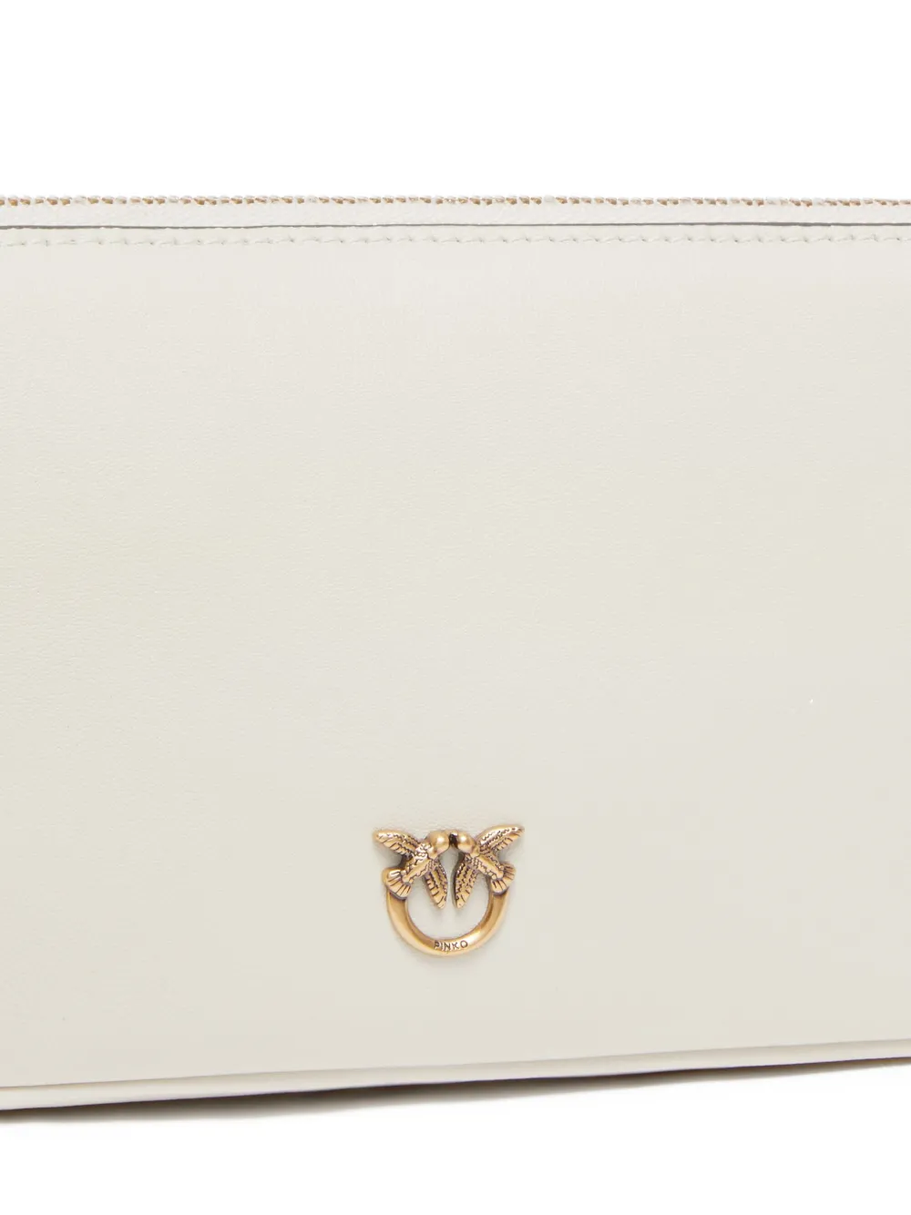 PINKO Leren crossbodytas Wit
