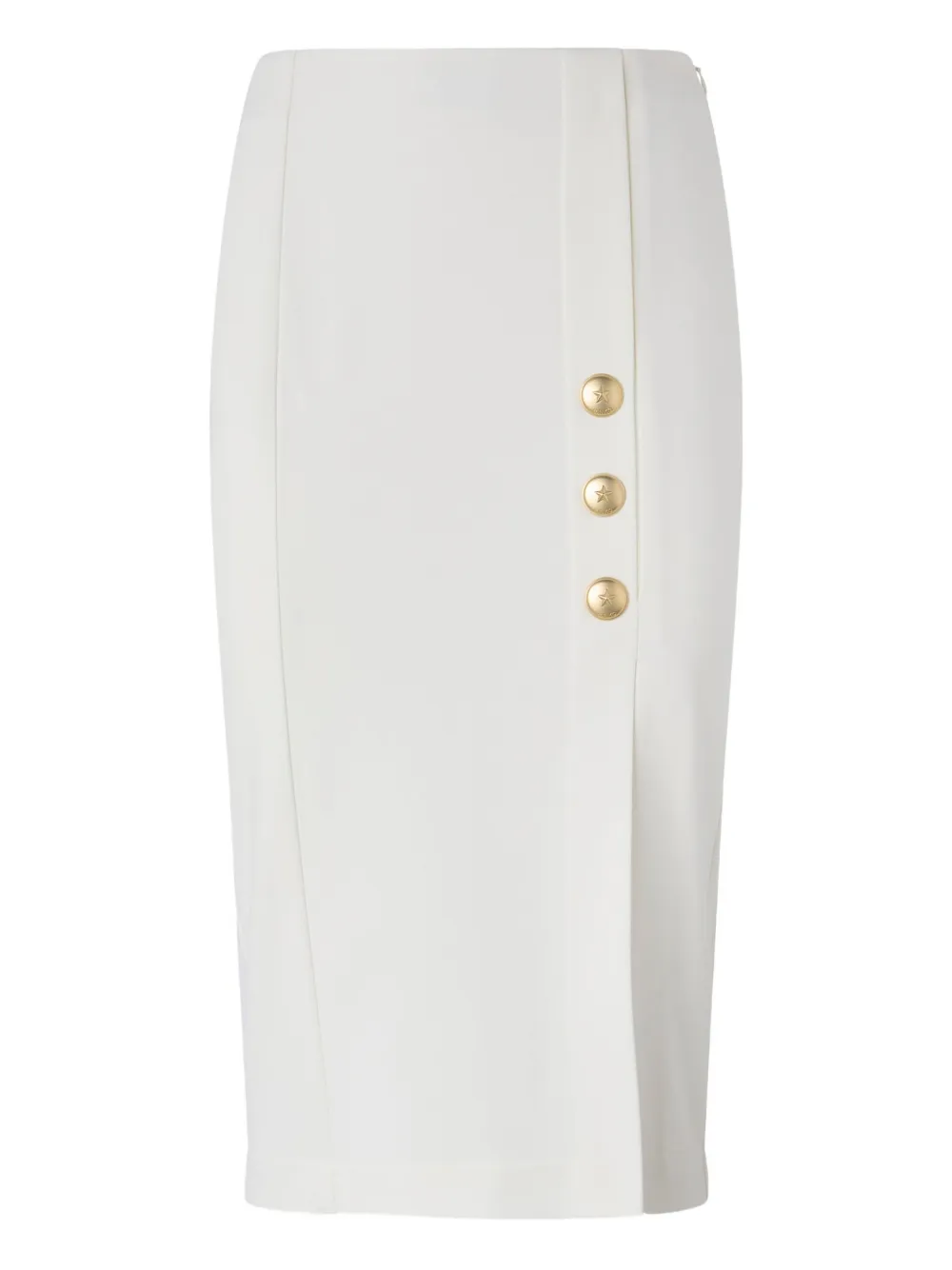 PINKO button-detail pencil skirt Wit