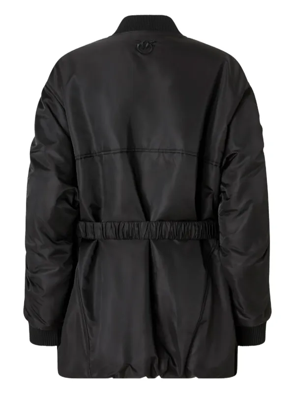 PINKO ベルテッド コート | ブラック | FARFETCH JP