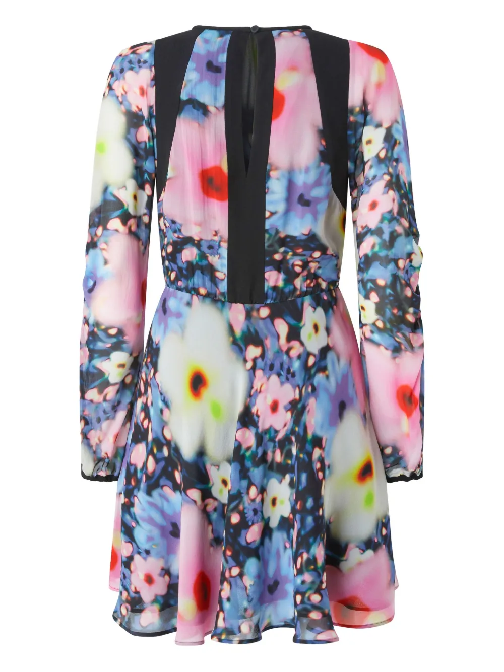 PINKO Agretti mini-jurk met bloemenprint - Zwart