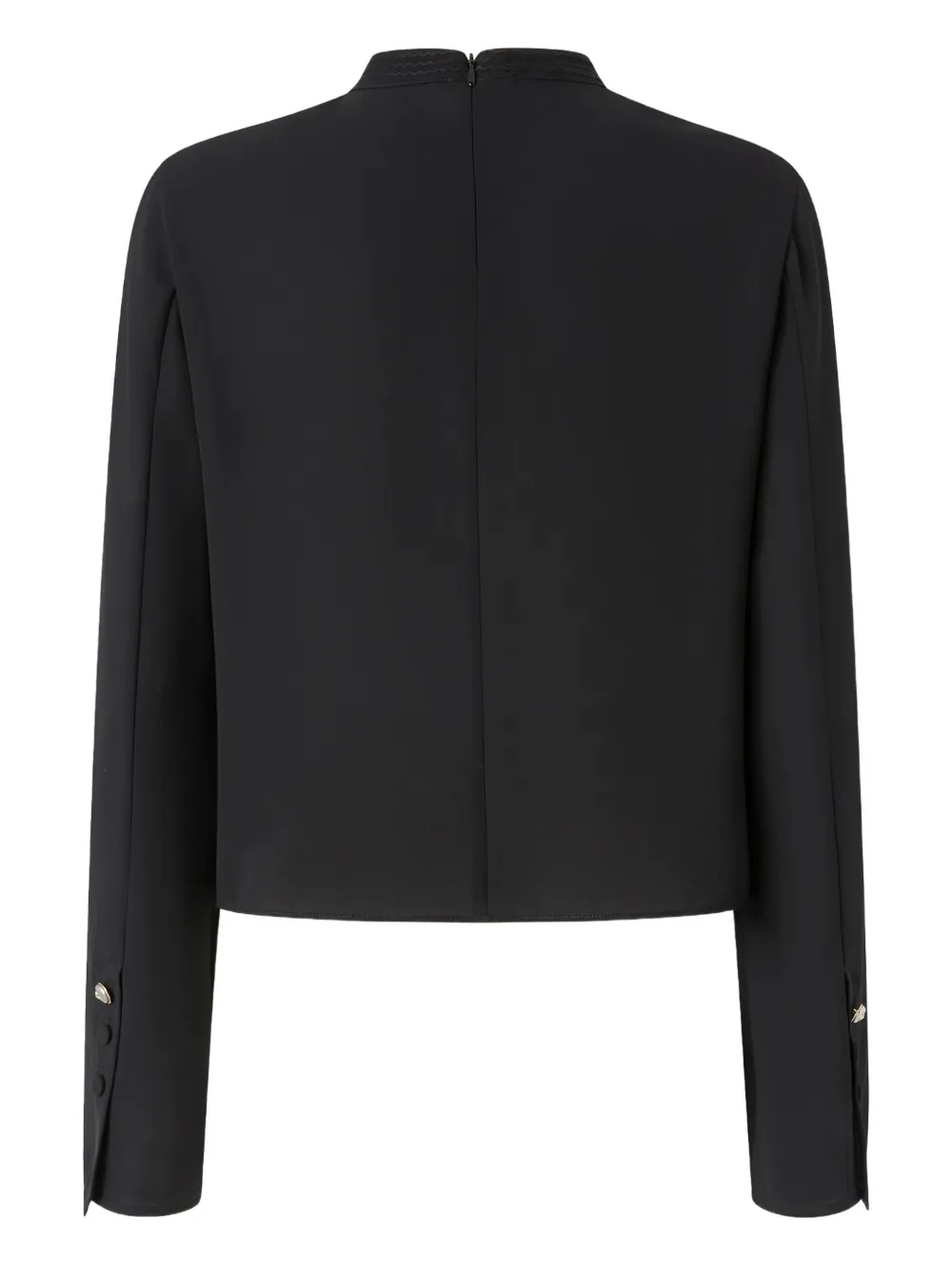 Pinko Bucatini Long-slevee Blouse In Black