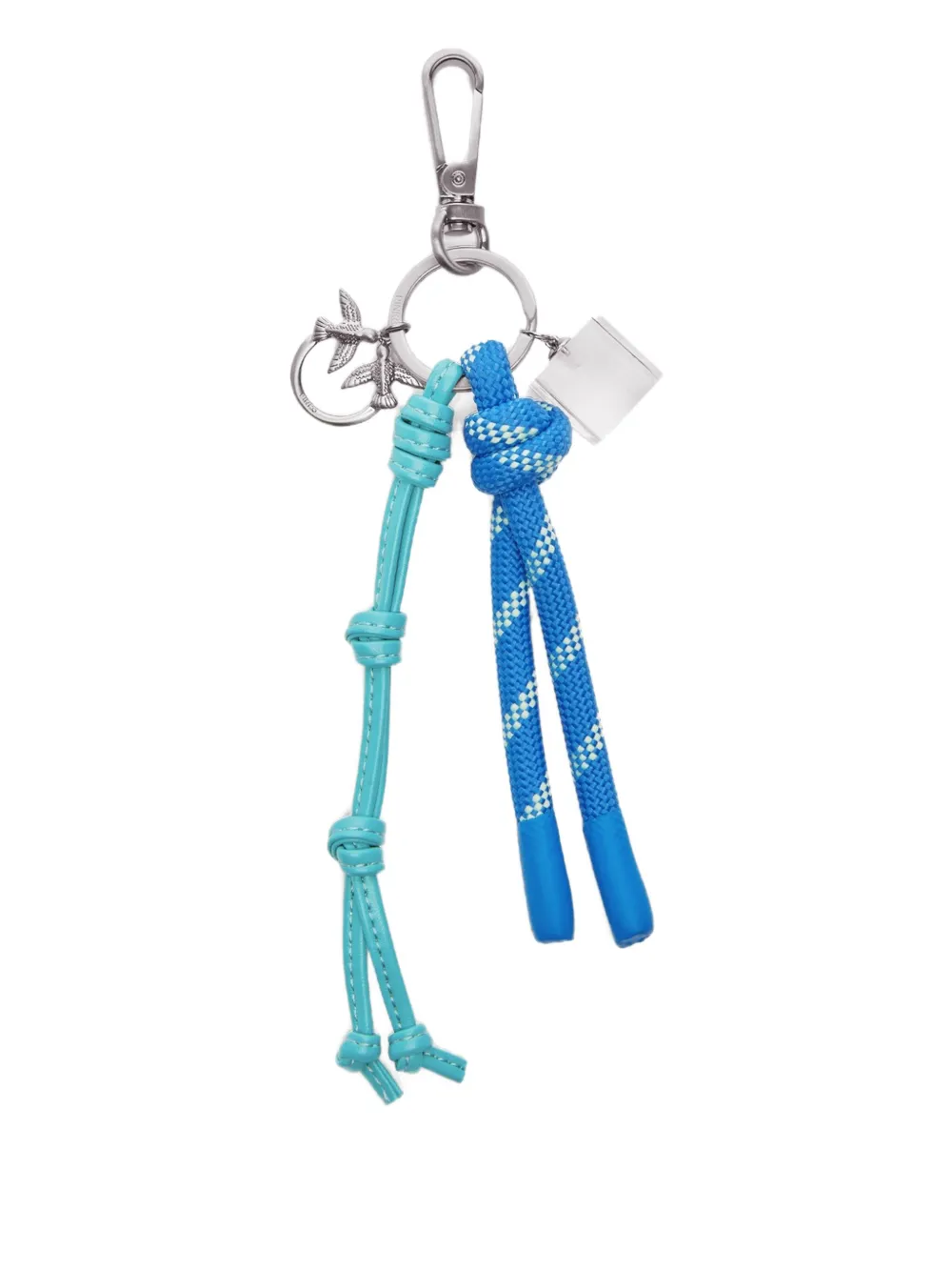 PINKO rope-detail keyring - ブルー PINKO rope-detail keyring - ブルー