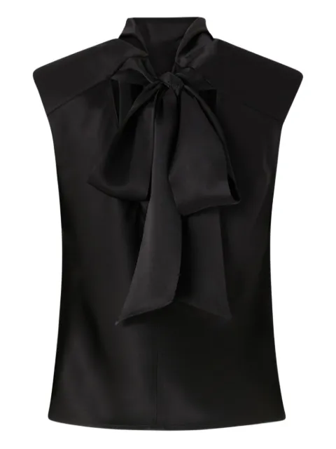 PINKO draped-detail sleeveless blouse