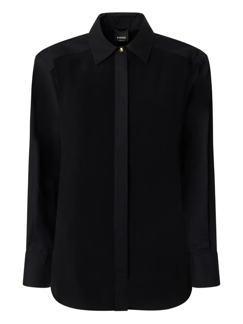 PINKO+crepe+shirt+-+Noir