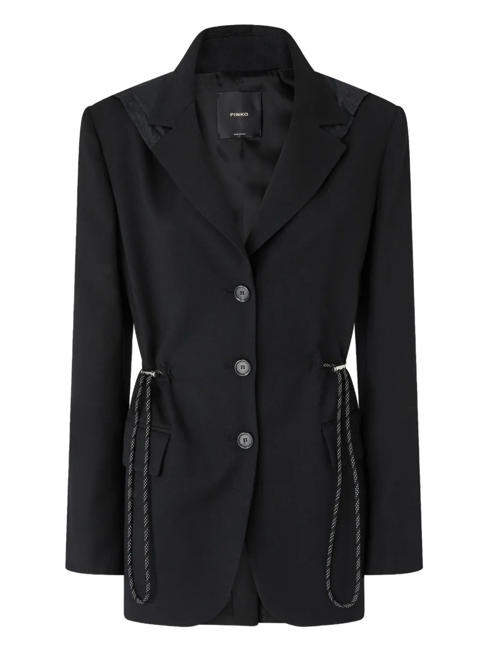 PINKO drawstring blazer Zwart