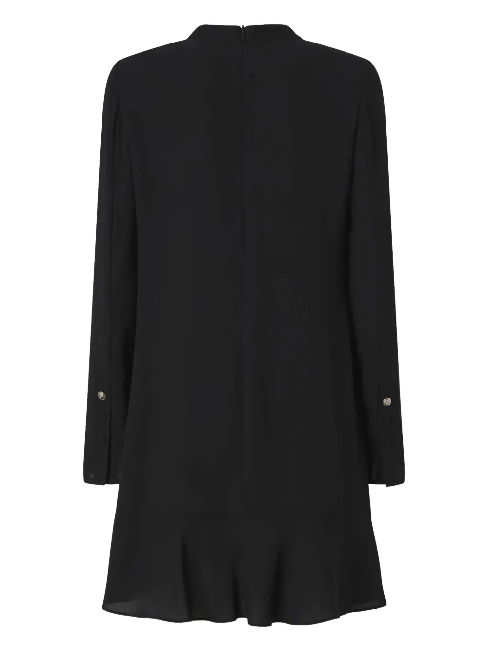 PINKO Arancino ruffled mini dress - Zwart
