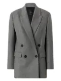 PINKO double-breasted coat - Grey