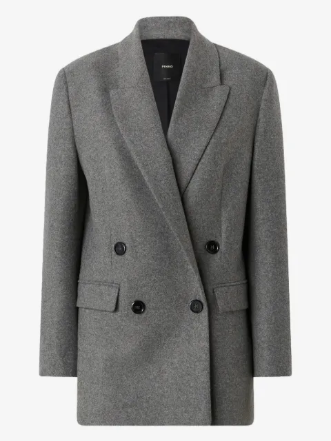 PINKO double-breasted wool-blend jacket