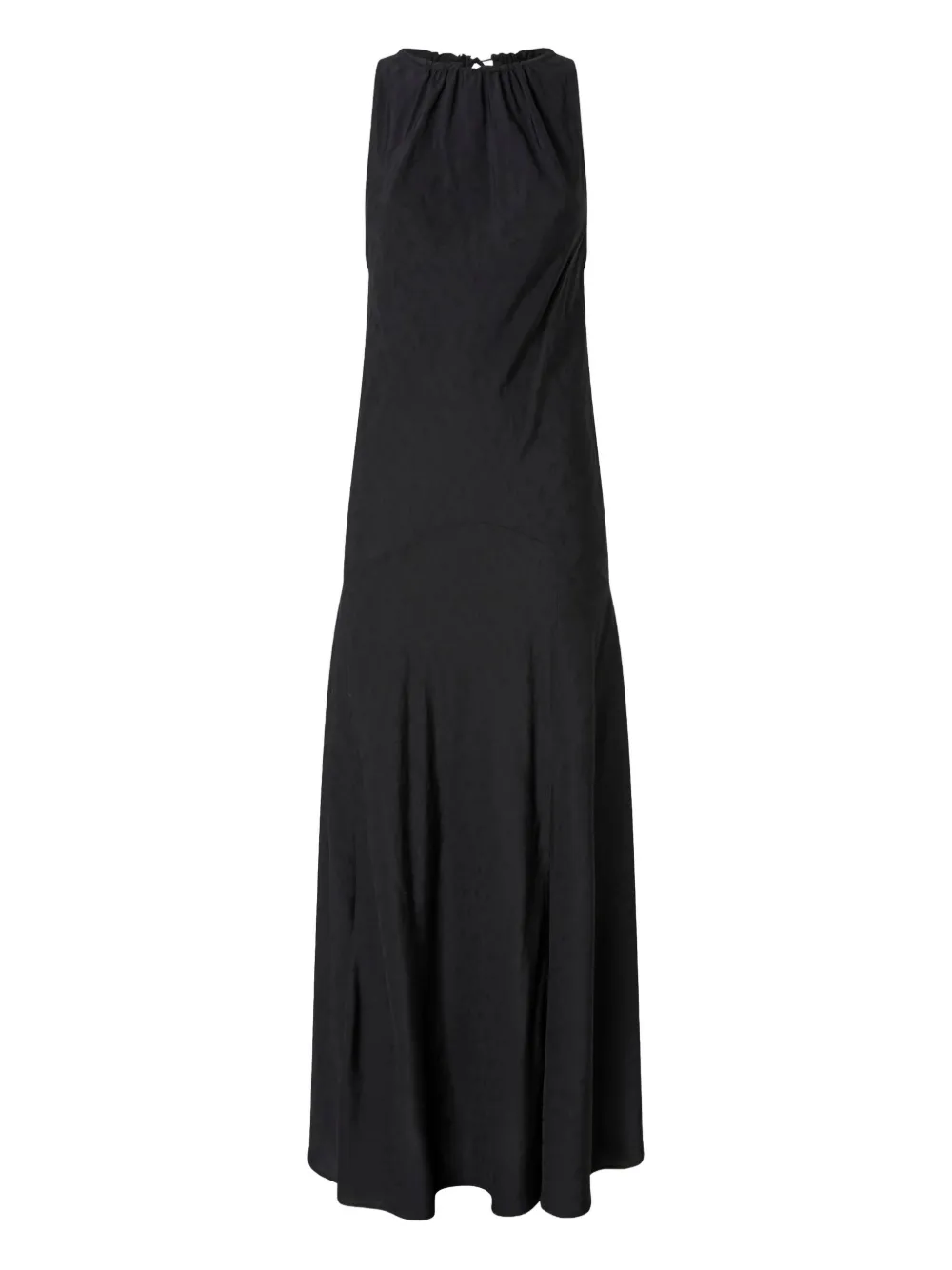 PINKO Agnolotto gathered maxi dress - Nero