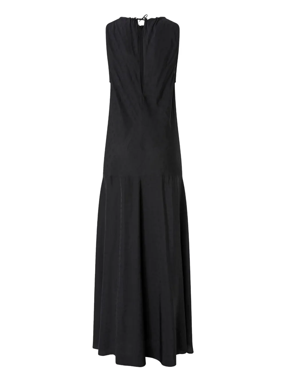PINKO Agnolotto gathered maxi dress - Zwart