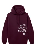 Anti Social Social Club Cut Off logo hoodie - Brown