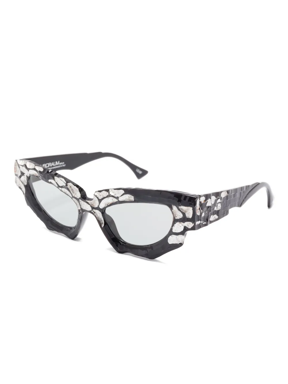 Kuboraum Zonnebril met cat-eye montuur - Grijs