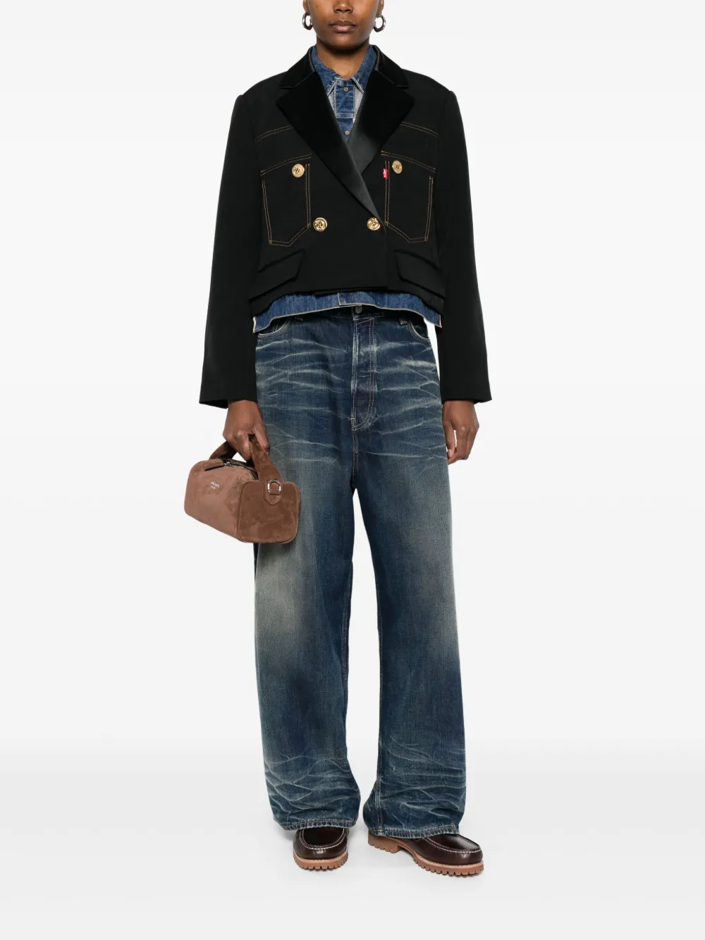 sacai Blazer jeans com abotoamento duplo | Blazer | Image 2