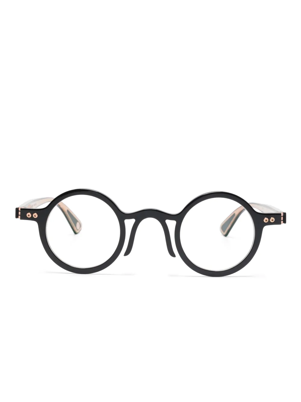 Etnia Barcelona Bril met rond montuur Zwart