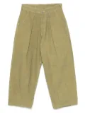 STORY mfg. organic-cotton pants - Green