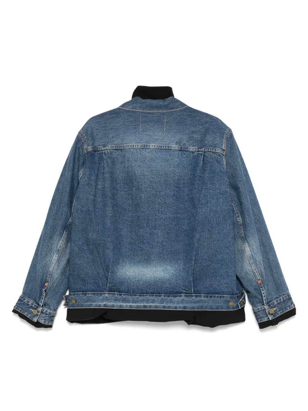 sacai Denim jack Zwart