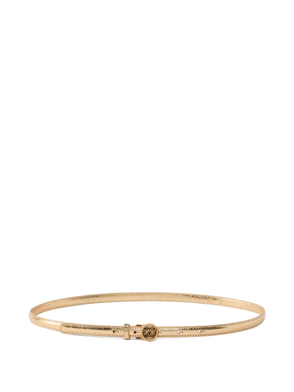 PINKO logo buckle belt | Gold | Image 1