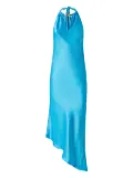 PINKO halter-neck asymmetrical dress - Blue