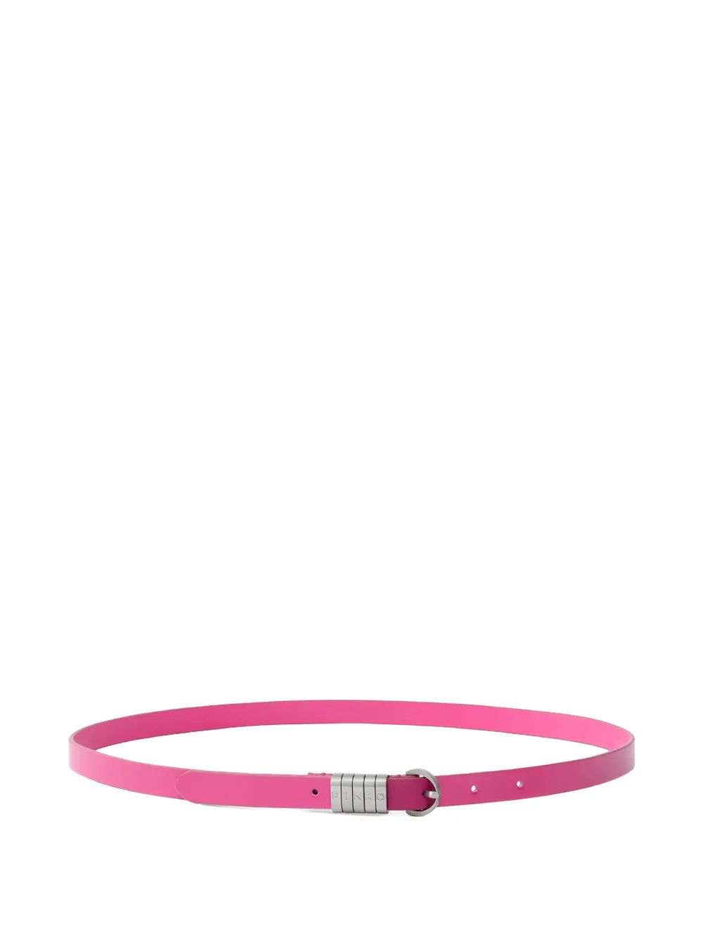 Pinko Logo-plaque Leather Belt In Purple