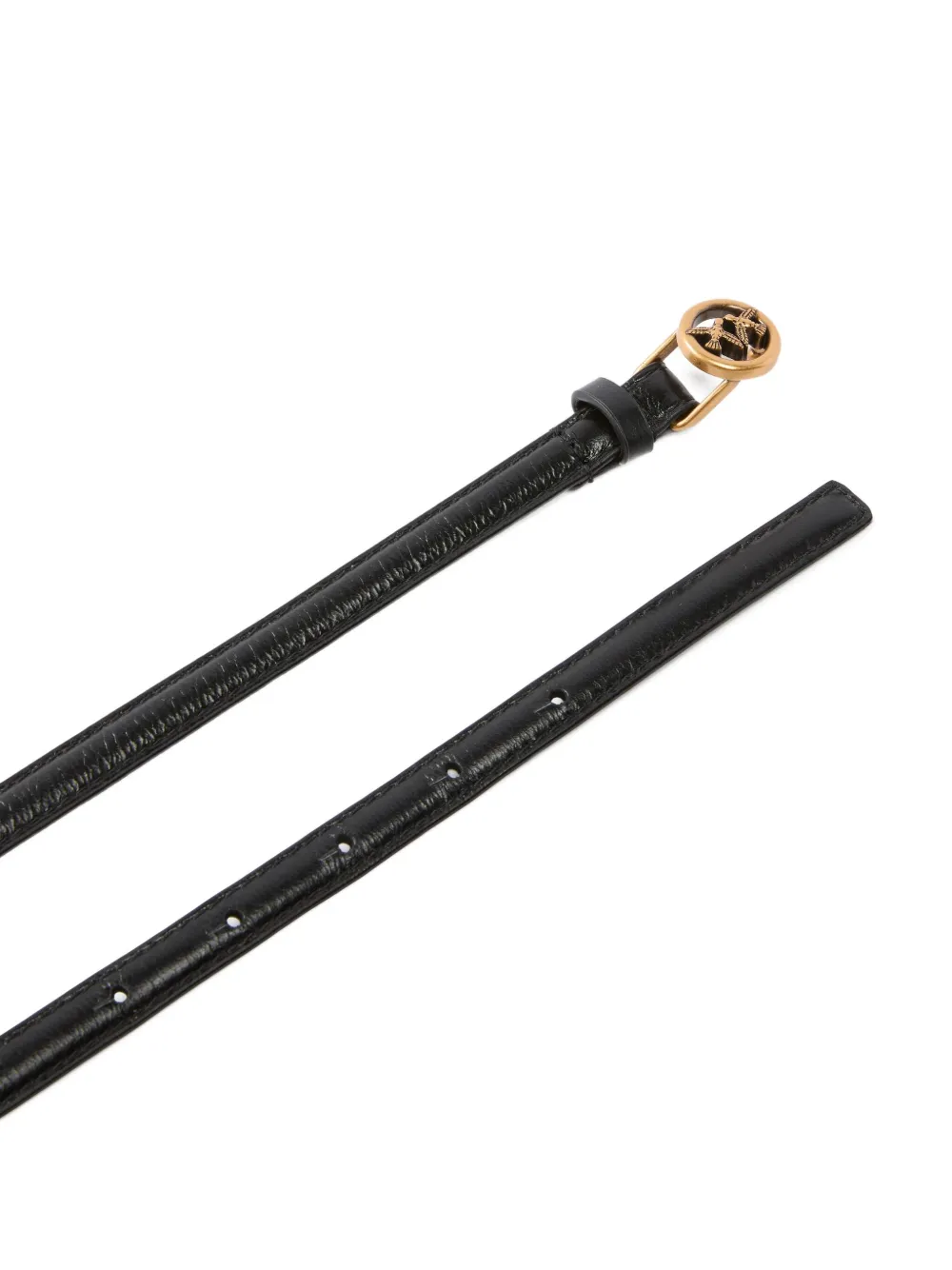 PINKO Leren riem Zwart