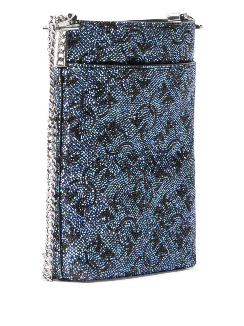 PINKO Telefoonhoesje met kristallen en kettinghengsel Blauw