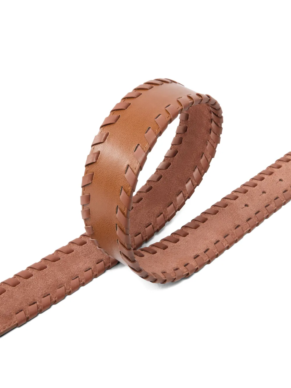 PINKO braided Love Birds-buckle belt Beige