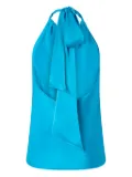 PINKO tie-neck halter blouse - Blue