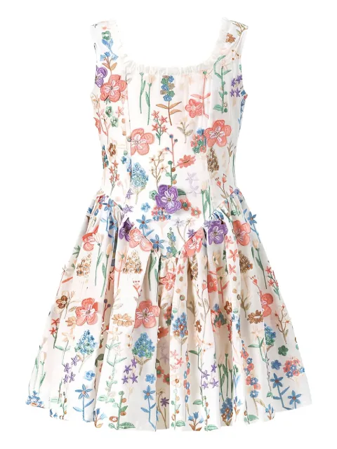 MARLO robe brodée Serena à volants