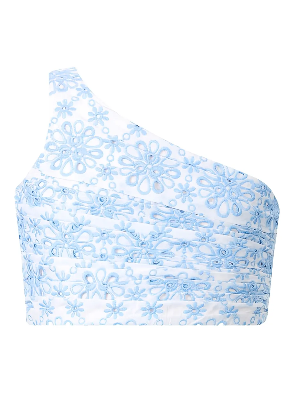 MARLO top bordado con ojales | blanco | Image 1