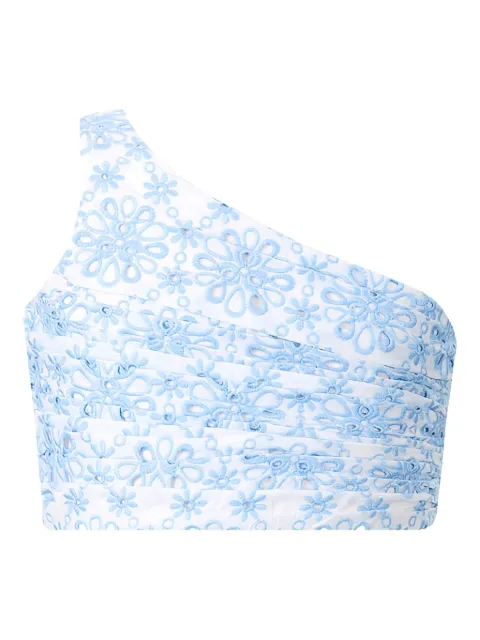 MARLO embroidered eyelet top