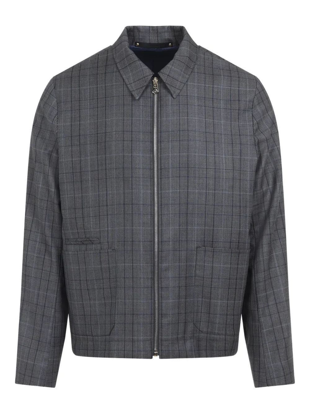 Paul Smith チェック ジップジャケット - グレー Paul Smith チェック ジップジャケット - グレー