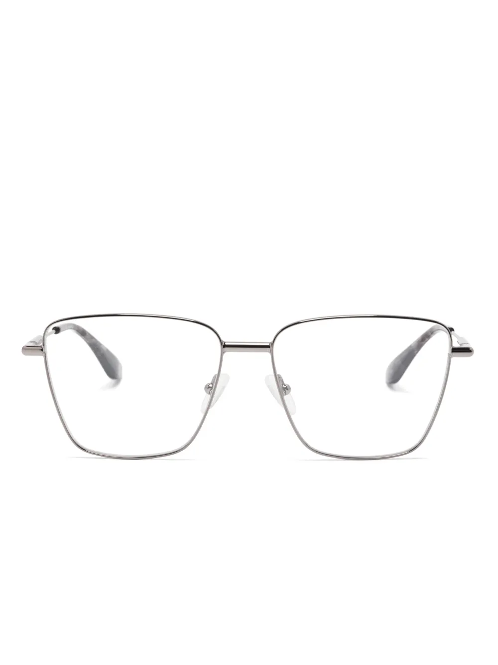 Alexander McQueen Eyewear Bril met vierkant montuur Zilver