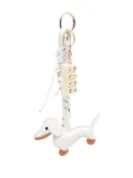 Manokhi dog-appliqué charm - White