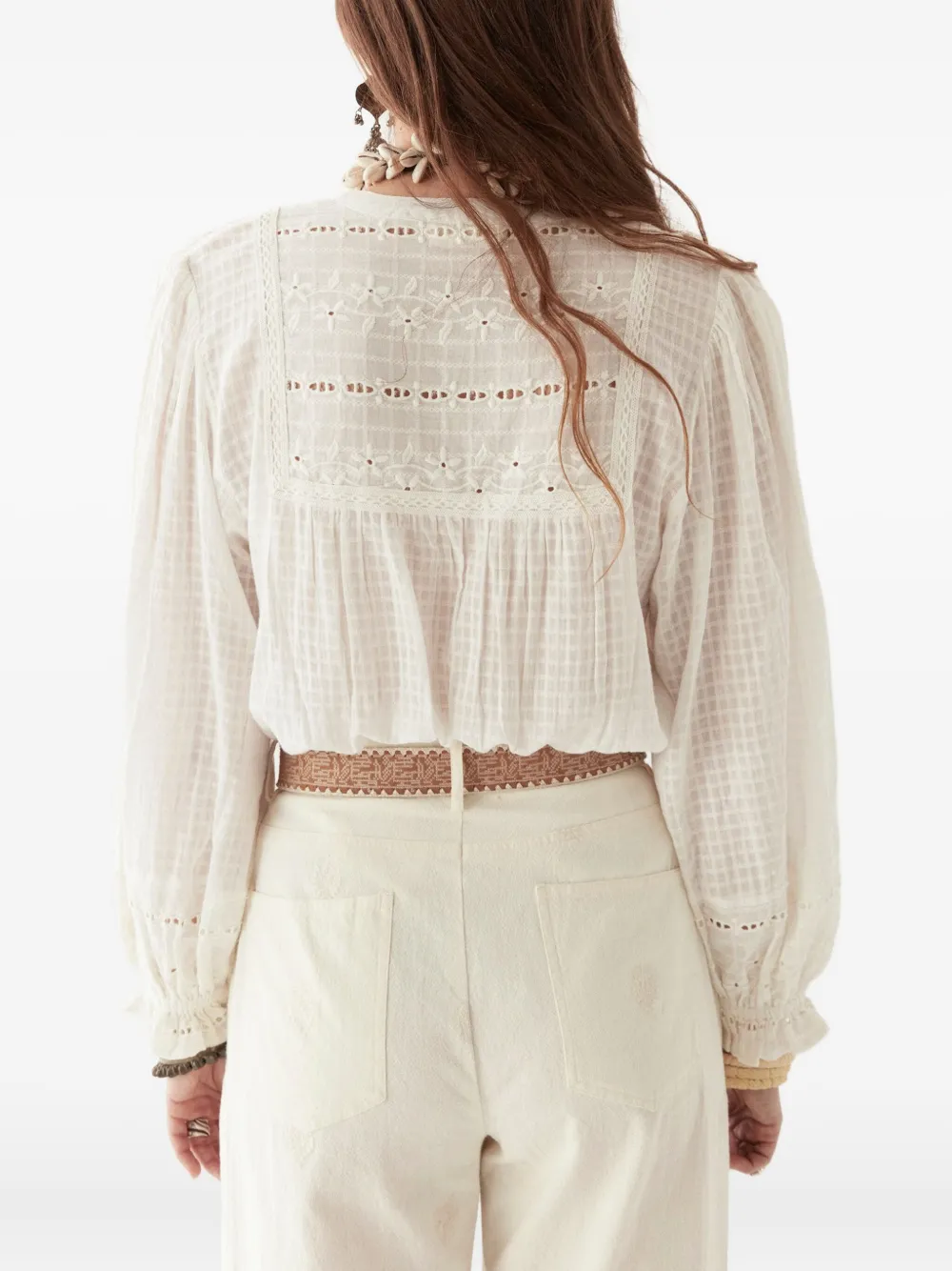 MAISON HOTEL Lolo cotton trousers | Straight-Leg Pants | Image 2