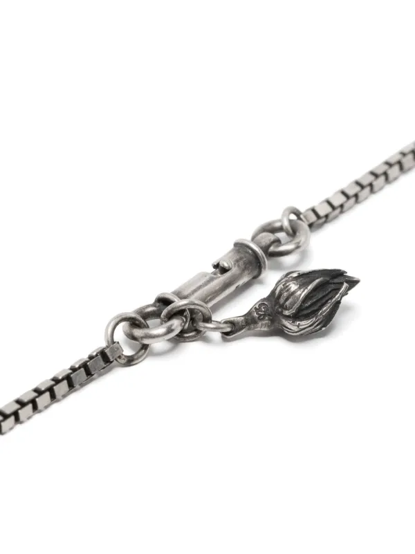 WERKSTATT:MÜNCHEN Symbol Rosebud Necklace | Silver | FARFETCH RO